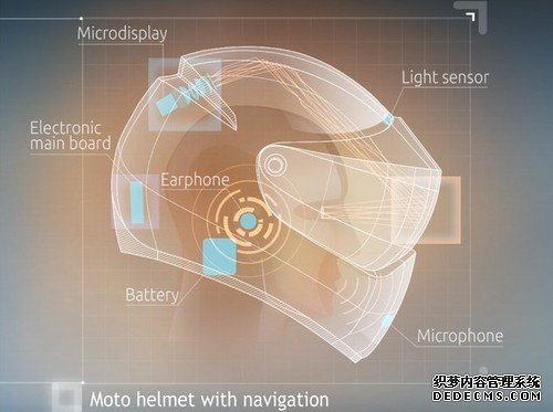 秒杀谷歌眼镜 俄推头盔式安卓智能设备 
